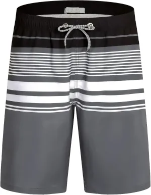 APTRO Men's Swim Trunks 9" Quick Dry Swimsuits Beach Bathing Suits Swim Shorts Mesh Liner