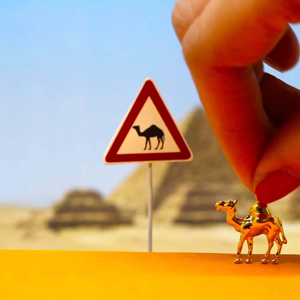 Camel Charm India Solid Gold