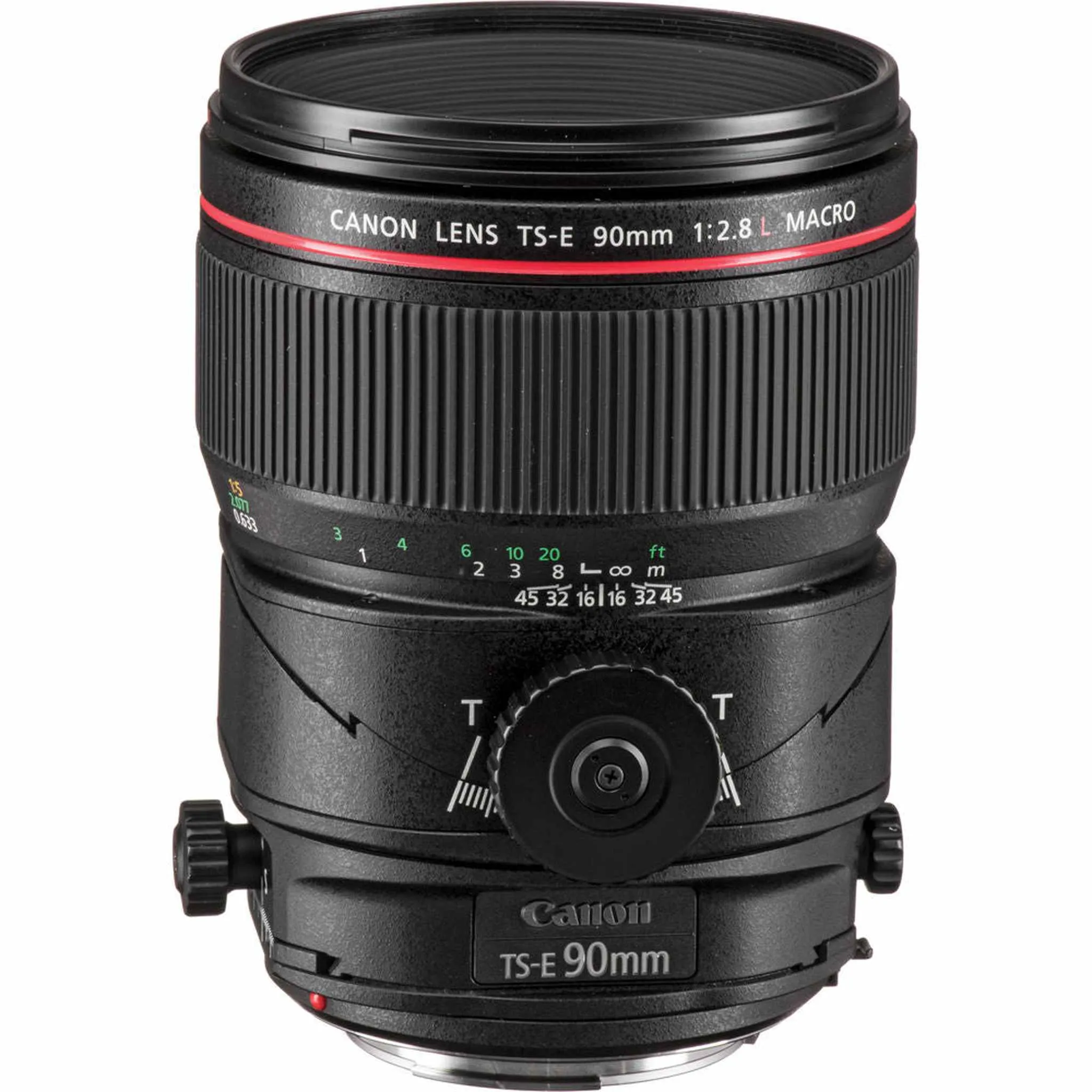 Canon TS-E 90mm f/2.8L Macro Tilt-Shift Lens  with BONUS 128GB Memory Card and Canon Carrying Case Combo  (Special Intl Model)