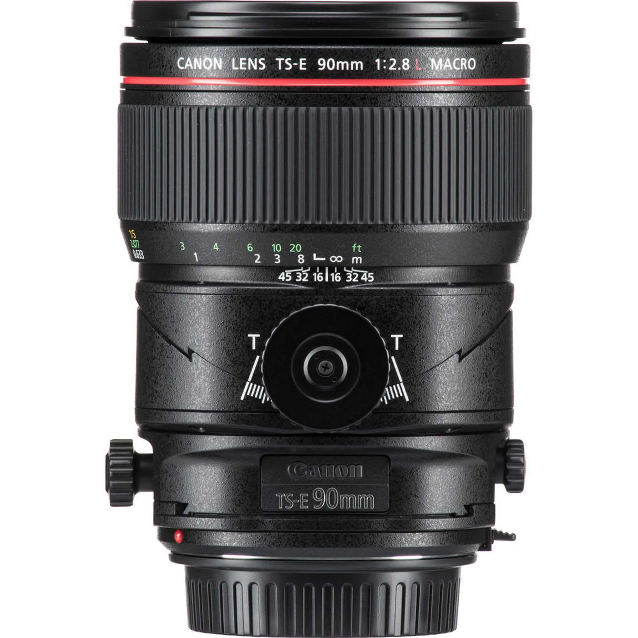 Canon TS-E 90mm f/2.8L Macro Tilt-Shift Lens  with BONUS 128GB Memory Card and Canon Carrying Case Combo  (Special Intl Model)