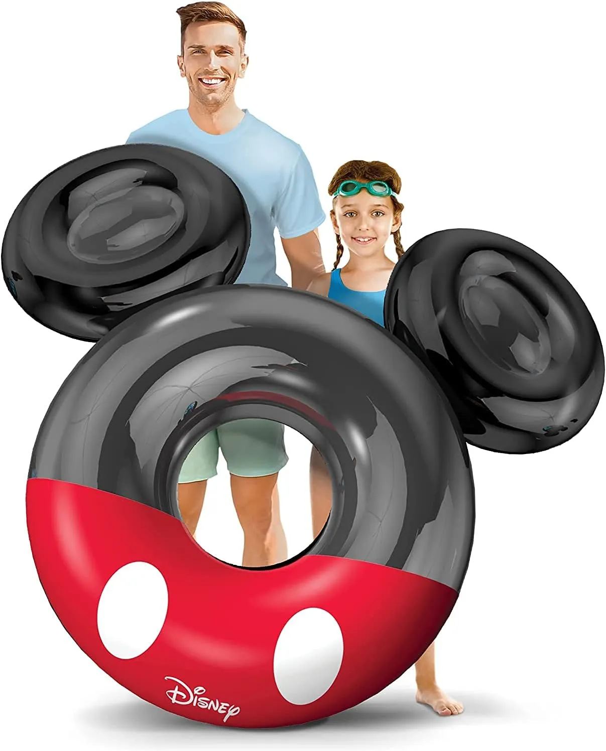 Disney Pool Float Party Tube by GoFloats - Choose Between Mickey and Friends, Monster's Inc, Finding Nemo, Lilo and Stitch, UP and Wall-E