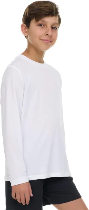 Gerry Rash Guard for Boys, Long Sleeve Boys Swim Shirt, UPF 50  SPF UV Sun Protection, Quick Dry Rashguard for Kids