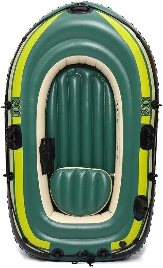 Inflatable Boat 2 Or 3 Persons Inflatable Boat Rubber Dinghy for Kayaking Canoeing Rafting Fishing Water Sports