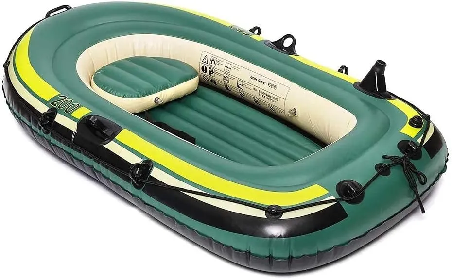 Inflatable Boat 2 Or 3 Persons Inflatable Boat Rubber Dinghy for Kayaking Canoeing Rafting Fishing Water Sports