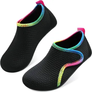 JOINFREE Kids Boys and Girls Swim Water Shoes Toddler Quick Dry Aqua Socks Barefoot Skin Shoes for Beach Sports