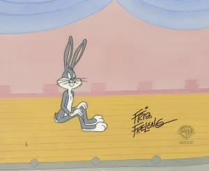 Looney Tunes Original Production Cel with Matching Drawing: Bugs Bunny