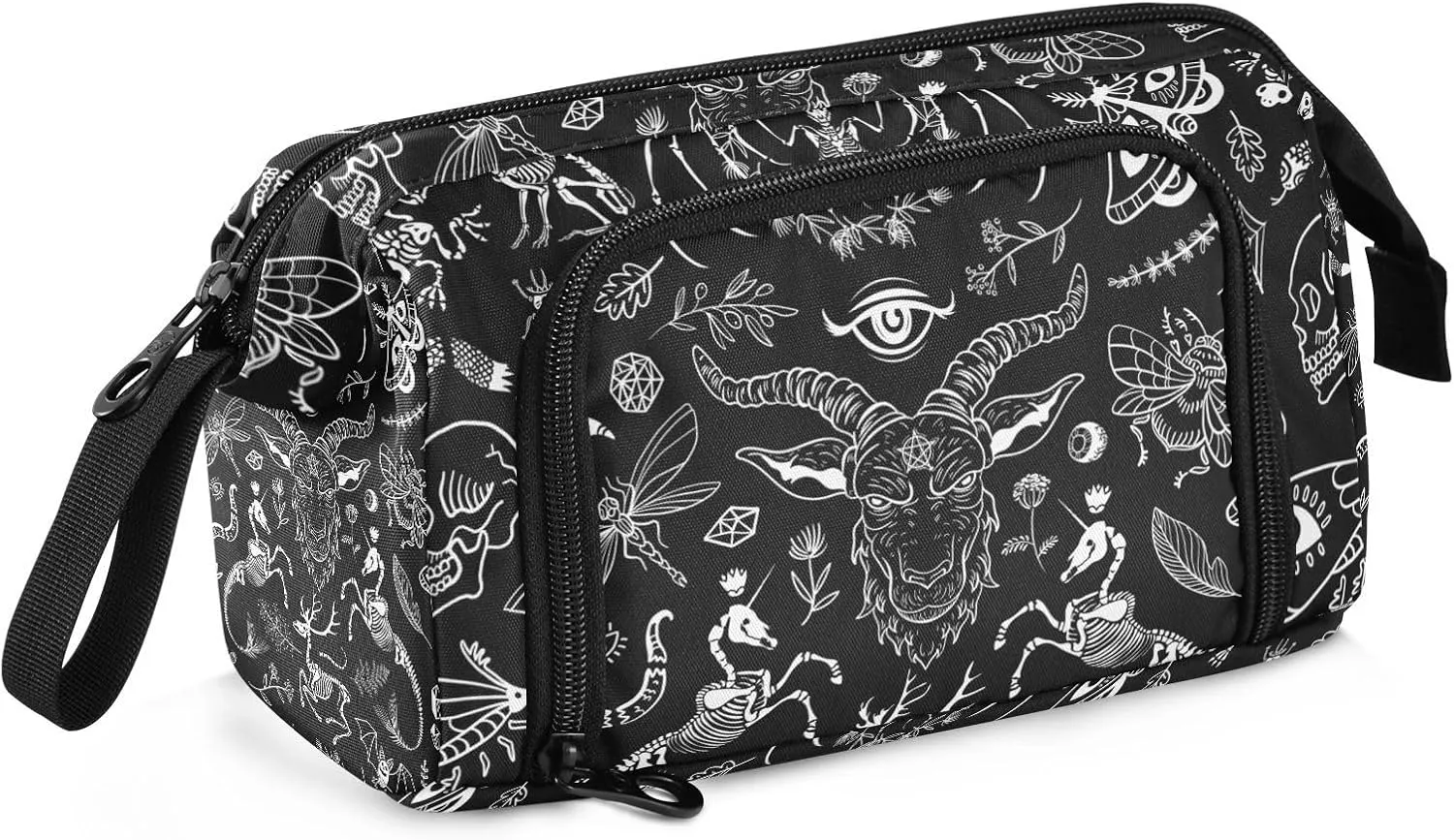 Magic Elements Large Pencil Case Organizer Multifunctional Big Pencil Pouch With Compartments Simple Stationery Pen Bag With Zipper
