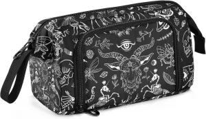 Magic Elements Large Pencil Case Organizer Multifunctional Big Pencil Pouch With Compartments Simple Stationery Pen Bag With Zipper
