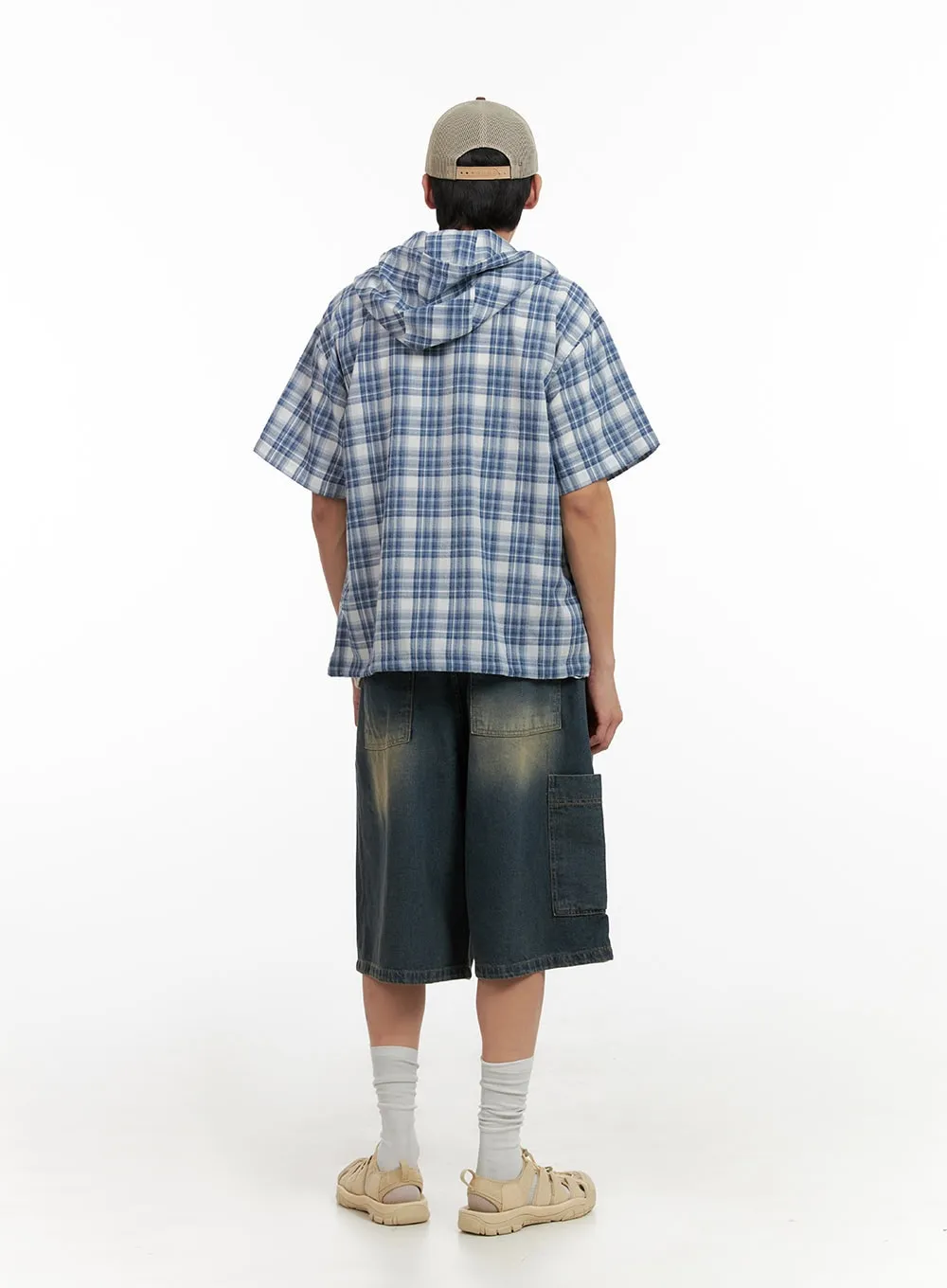 Men's Relaxed Fit Checkered Shirt IL404