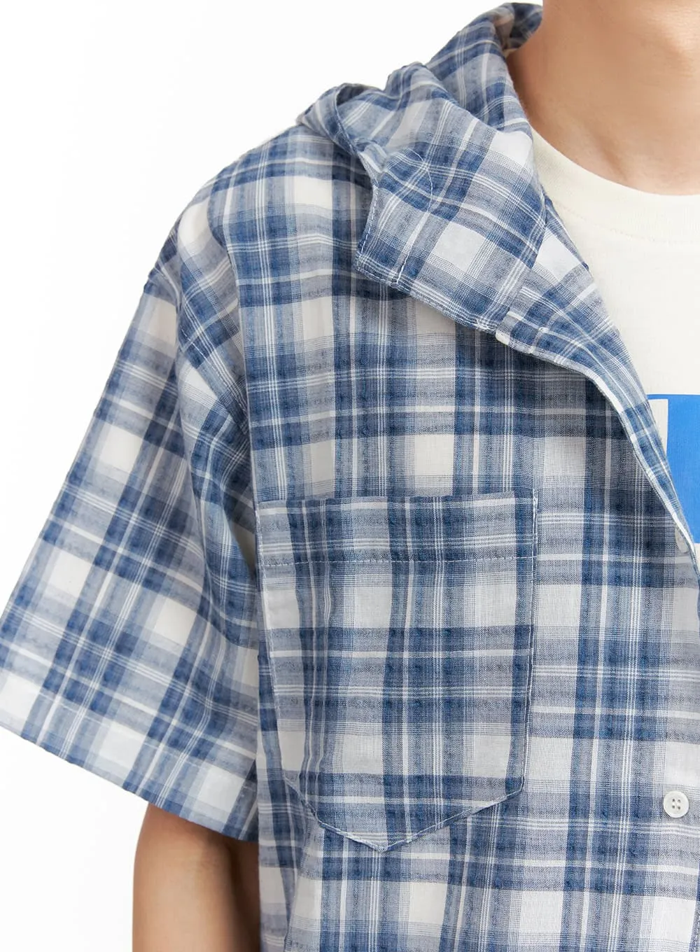 Men's Relaxed Fit Checkered Shirt IL404