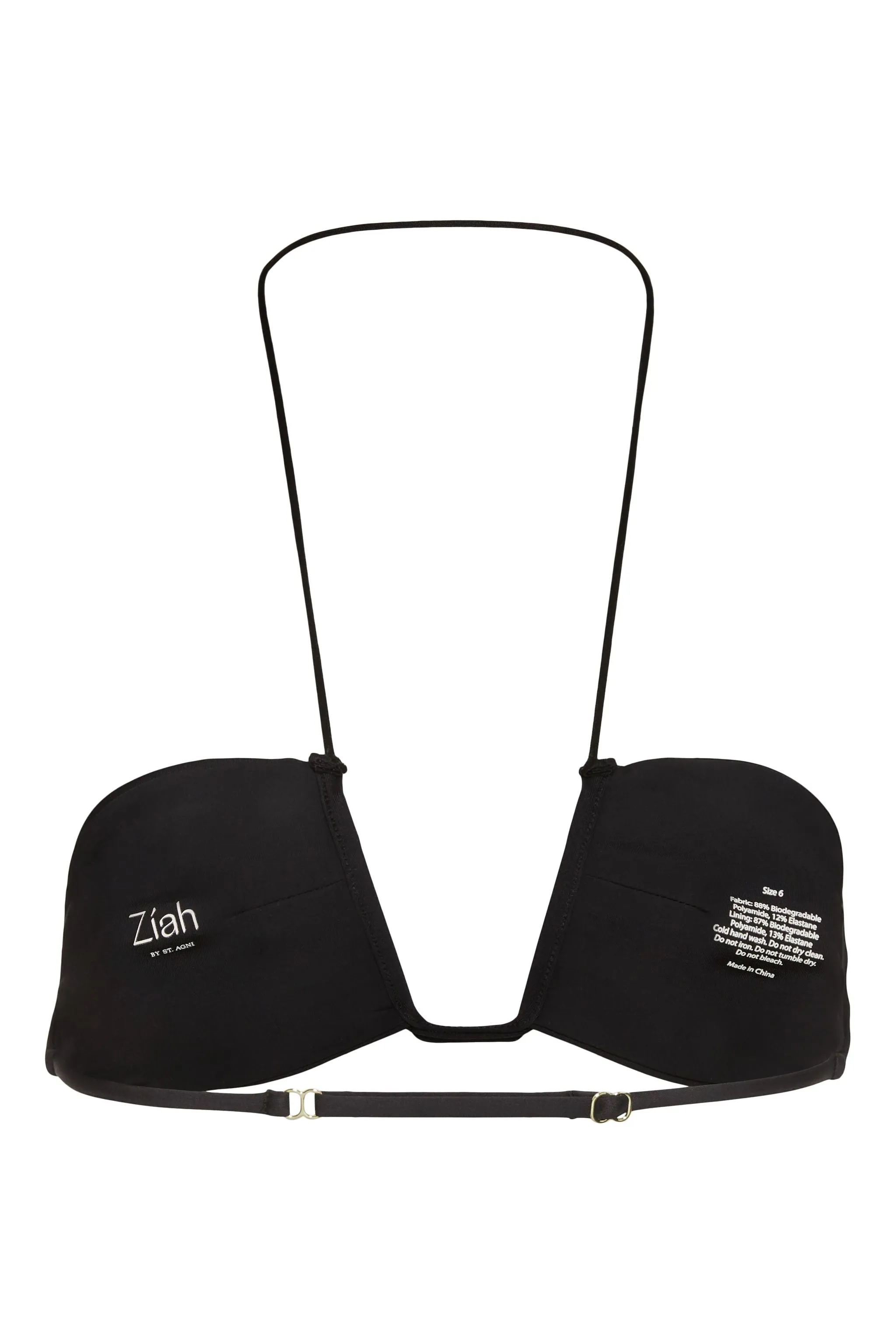 NEAL HALTER TOP - BLACK