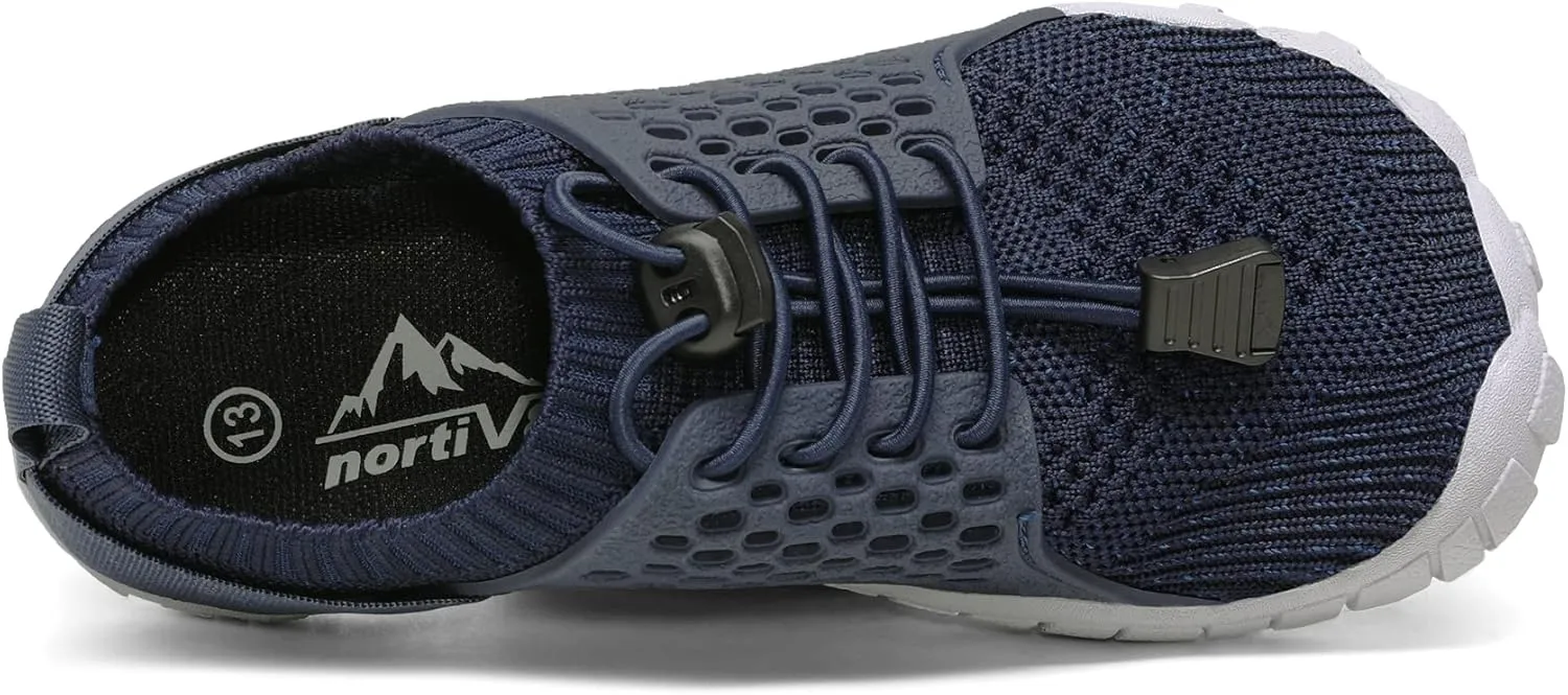 NORTIV 8 Kids Water Shoes, Lightweight Quick Dry Barefoot Athletic Aqua Sports Shoes for Boys & Girls, Outdoor, Summer