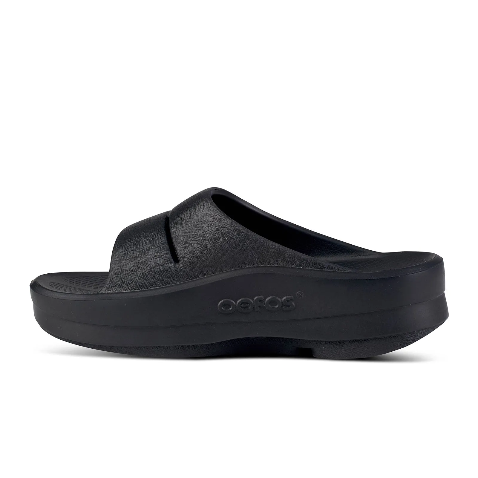 Oofos OOmega OOahh Slide Sandal (Women) - Black