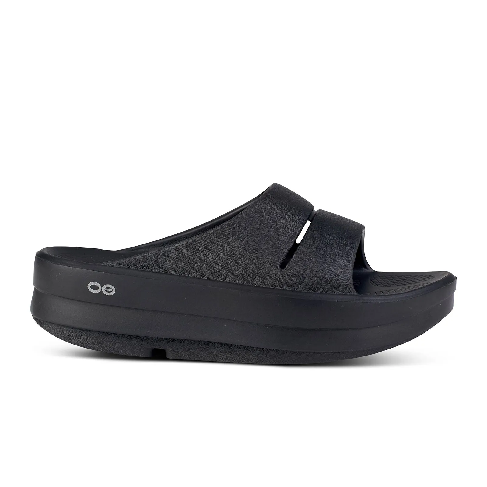 Oofos OOmega OOahh Slide Sandal (Women) - Black