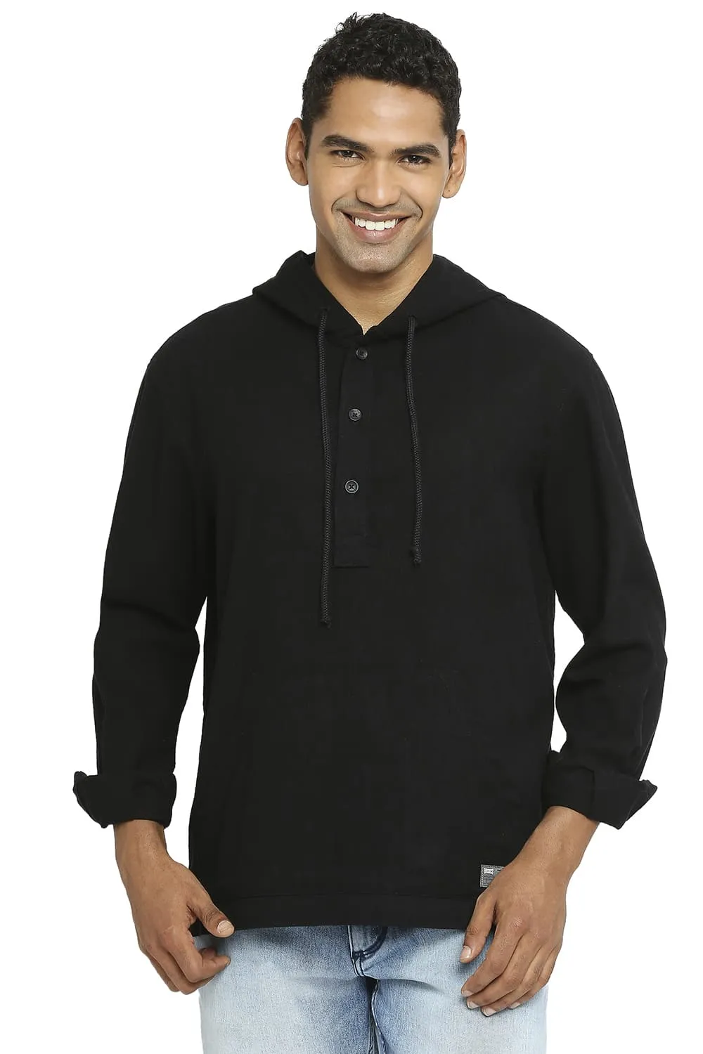 Relaxed Fit Cotton Dobby Shirt