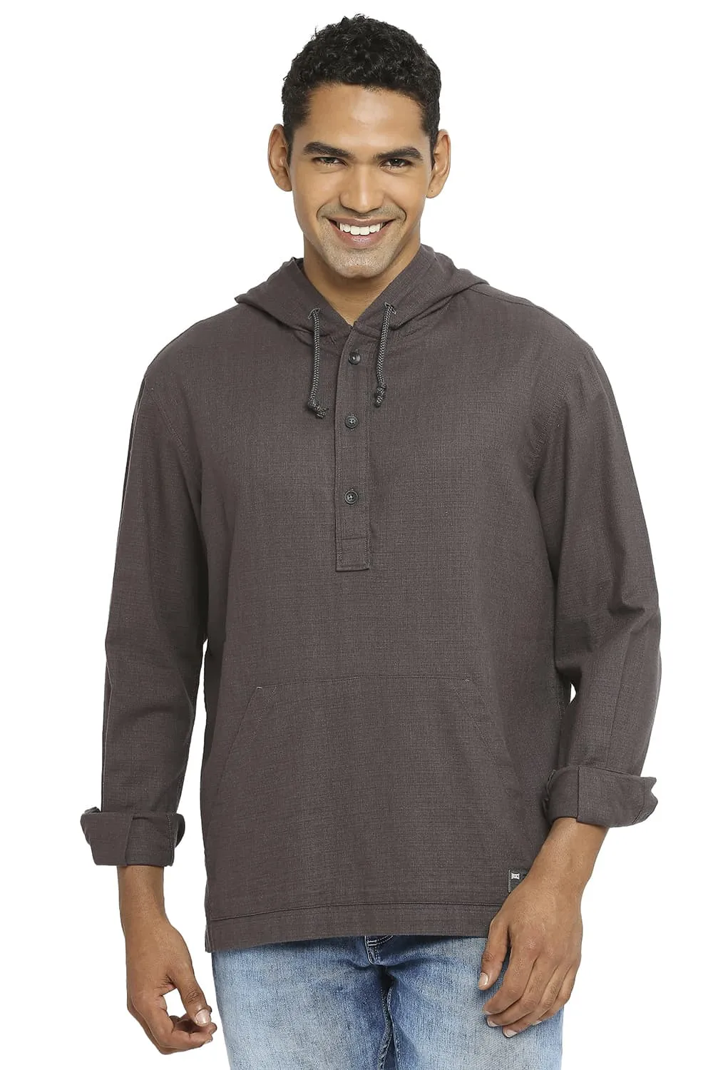 Relaxed Fit Cotton Dobby Shirt