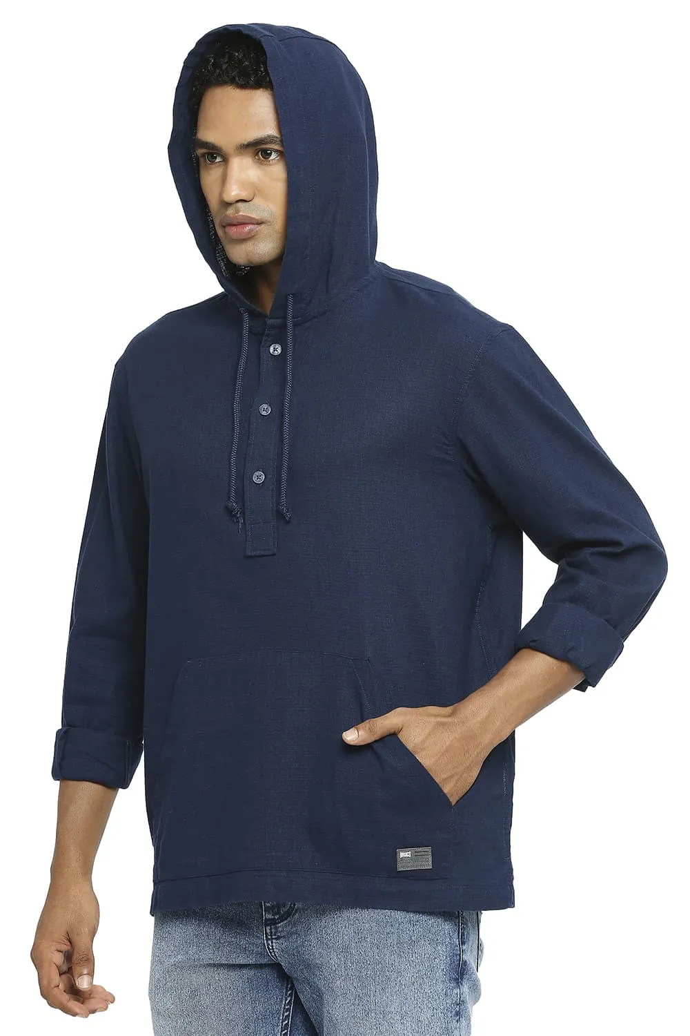 Relaxed Fit Cotton Dobby Shirt
