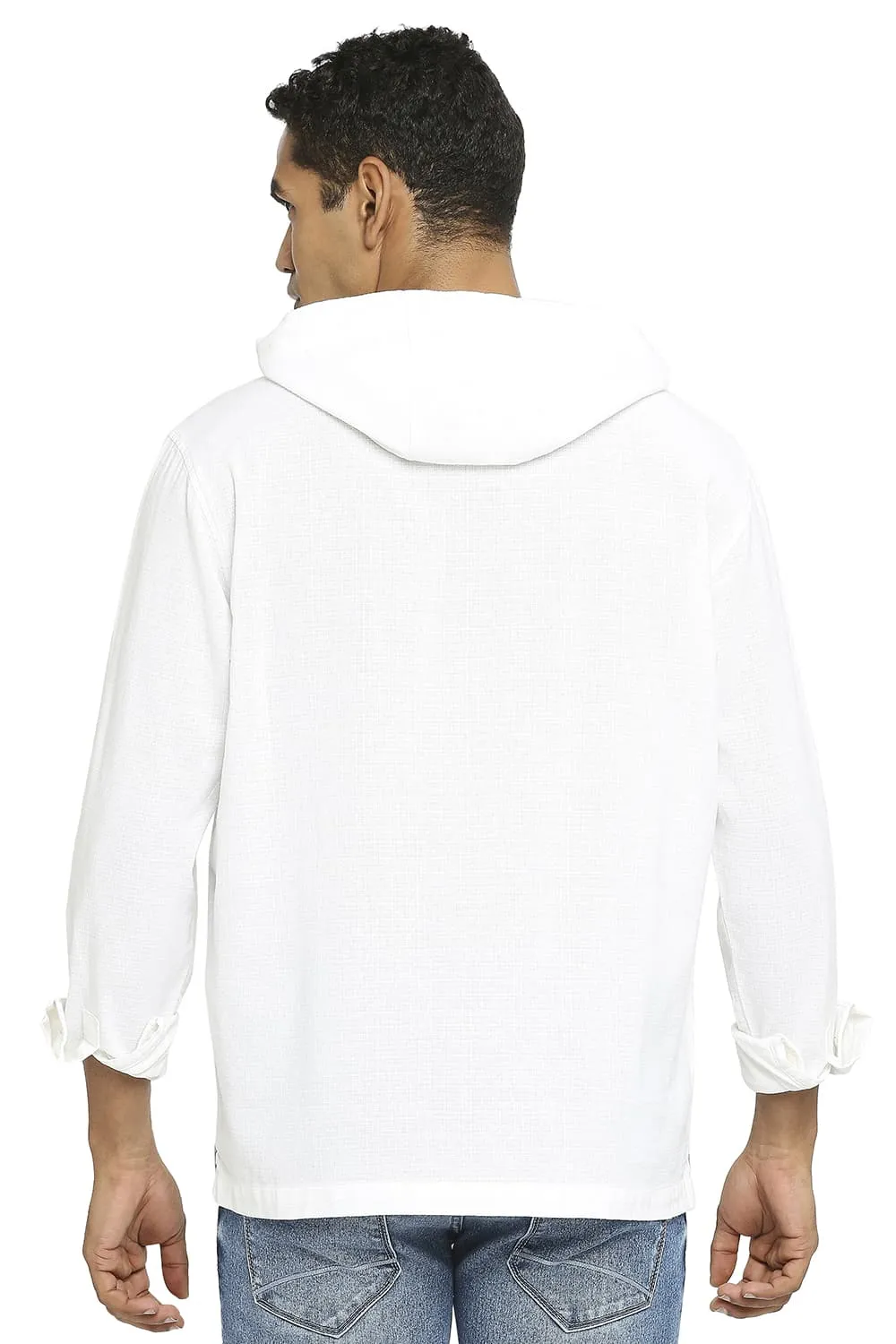 Relaxed Fit Cotton Dobby Shirt