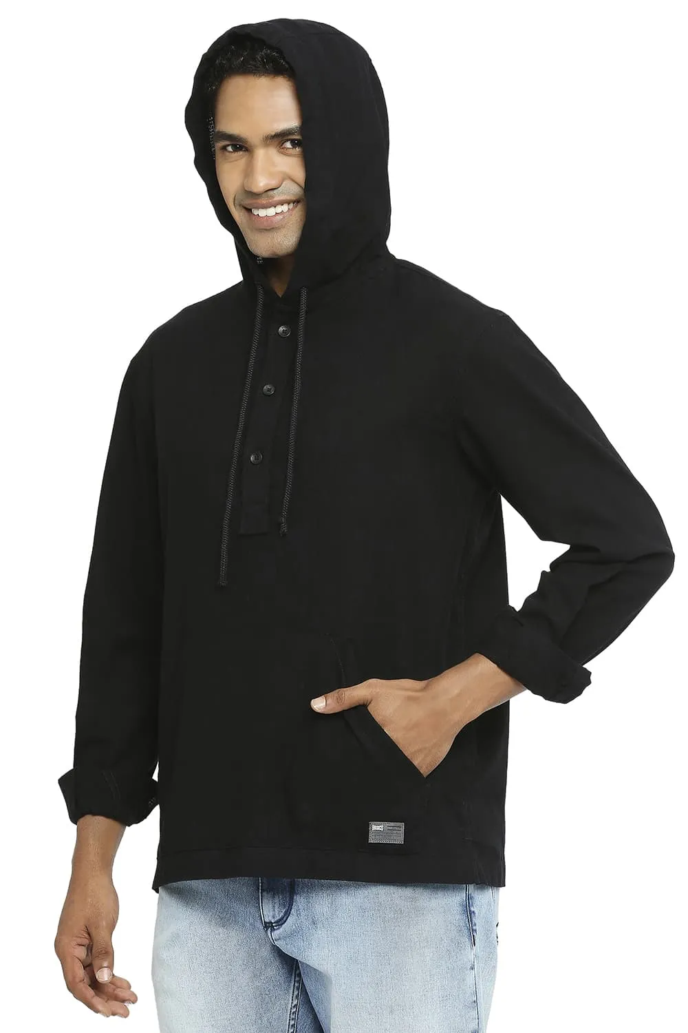 Relaxed Fit Cotton Dobby Shirt