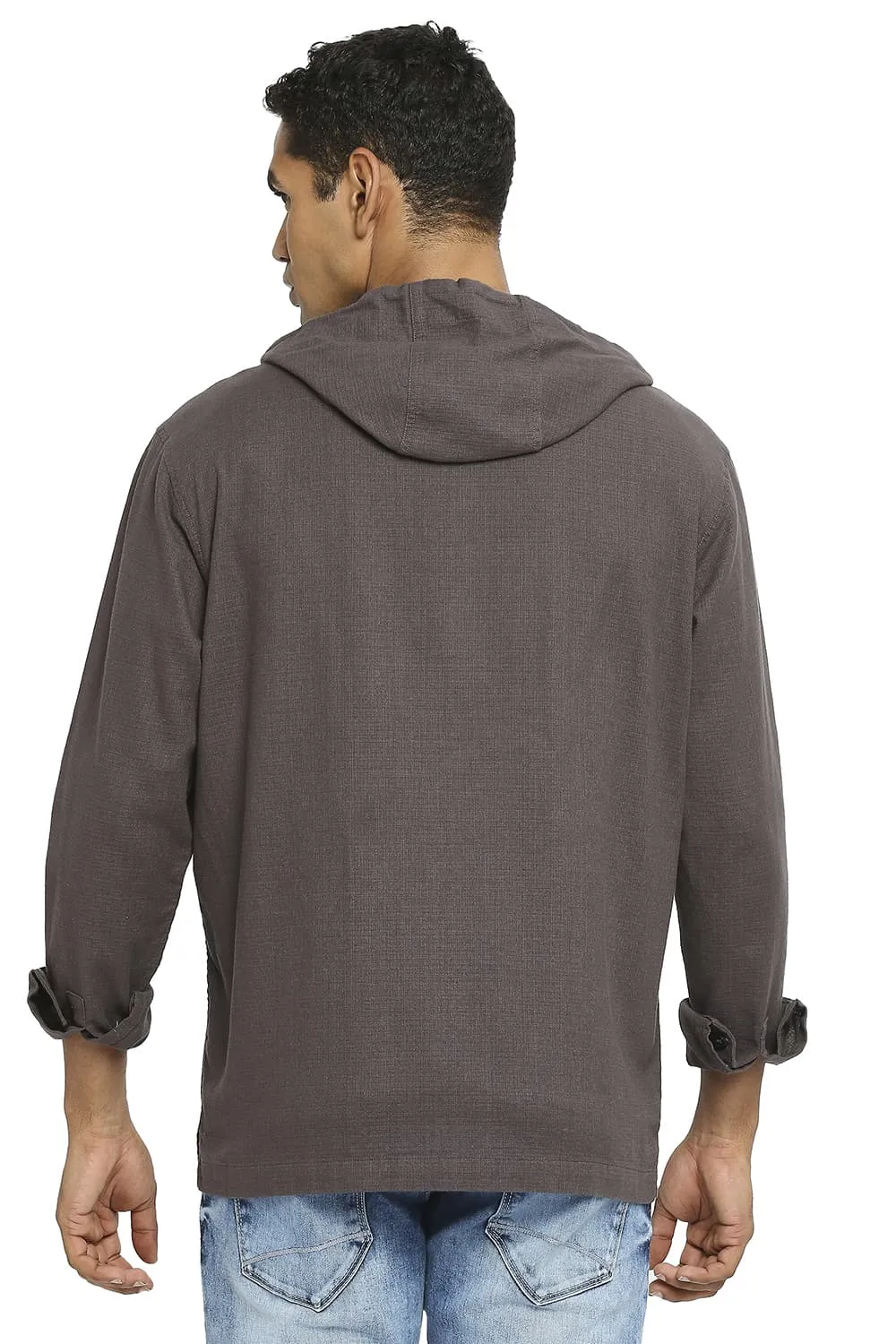 Relaxed Fit Cotton Dobby Shirt