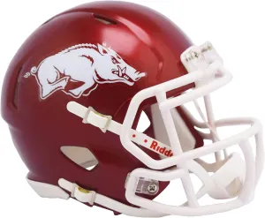 Riddell NCAA Arkansas Razorbacks Helmet Mini SpeedHelmet Replica Mini Speed Style, Team Colors, One Size