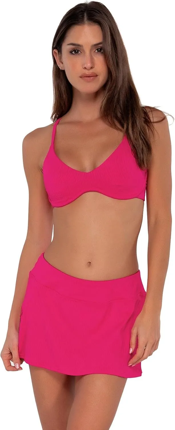 Sunsets Women's Standard Sporty Swim Skirt Swimsuit Bottom with Inner Shorts