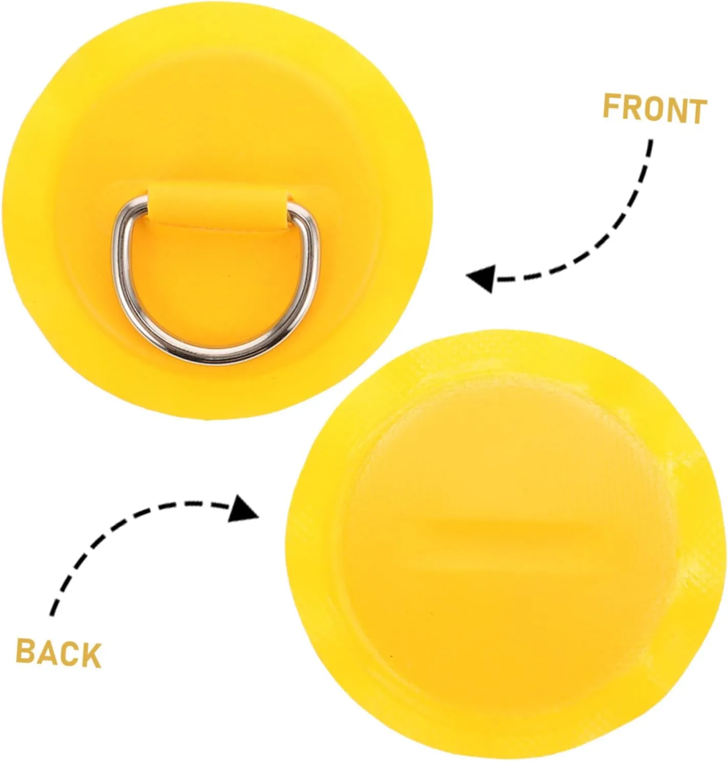 SUPVOX Kayak Accessories Kayaks Compact Cord Fixator Canoe D-Ring Patch Kayak Bungee Cord Kit Cord d Buckle