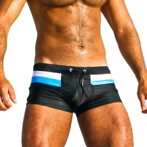 Taddlee Sexy Swimwear Men's Swimsuits Swim Boxer Briefs Square Cut Bathing Suits