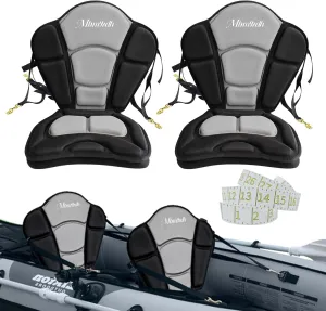 Thickened Kayak Seat,kayak seats with back support Cushioned Canoe Backrest with Sit-On-Top Design, Padded Back Support for SUP Paddle Boards, Rafting, Fishing