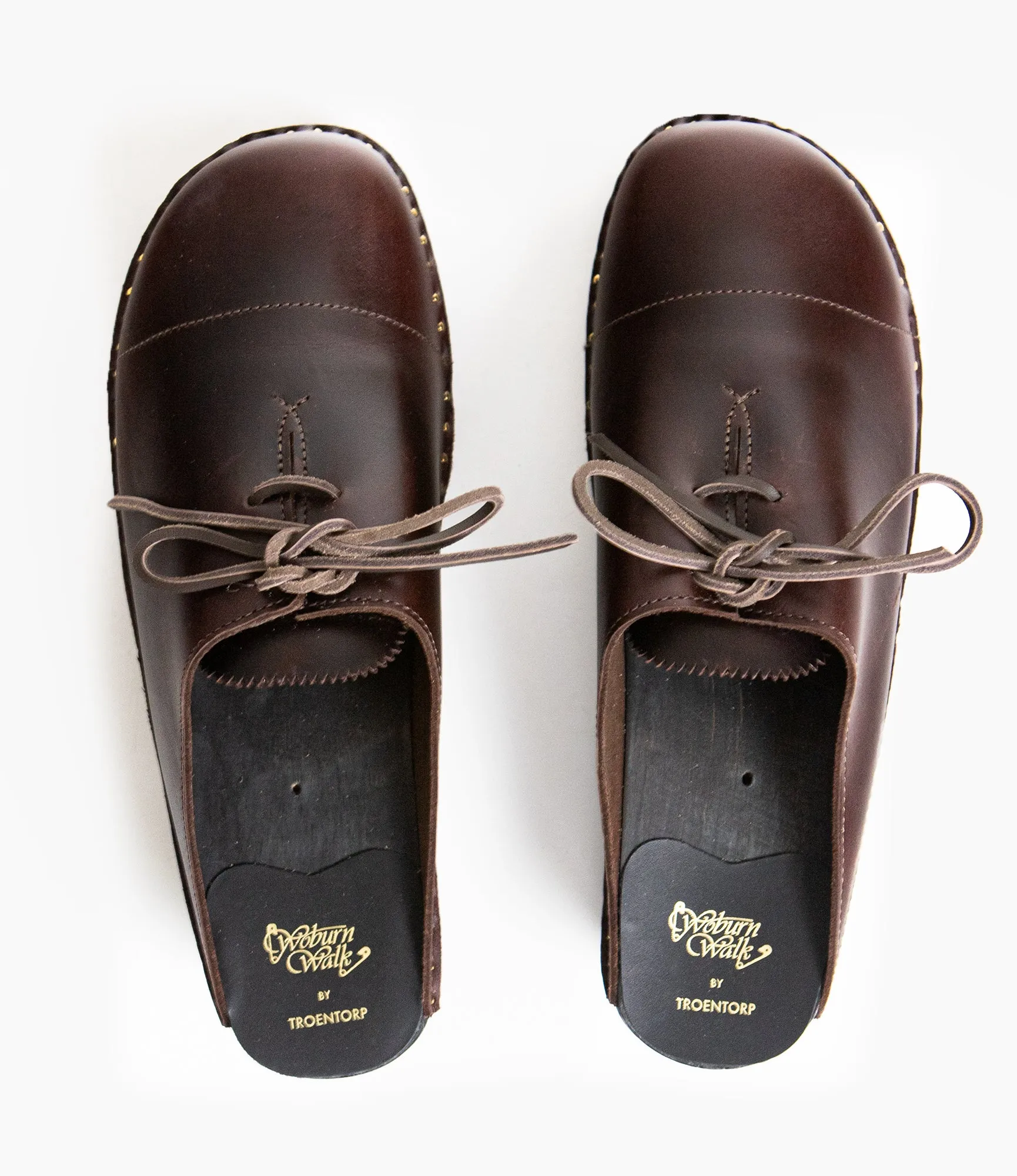 Woburn Walk x Troentorp - Swedish Clog - Alps/Center Lace - Brown