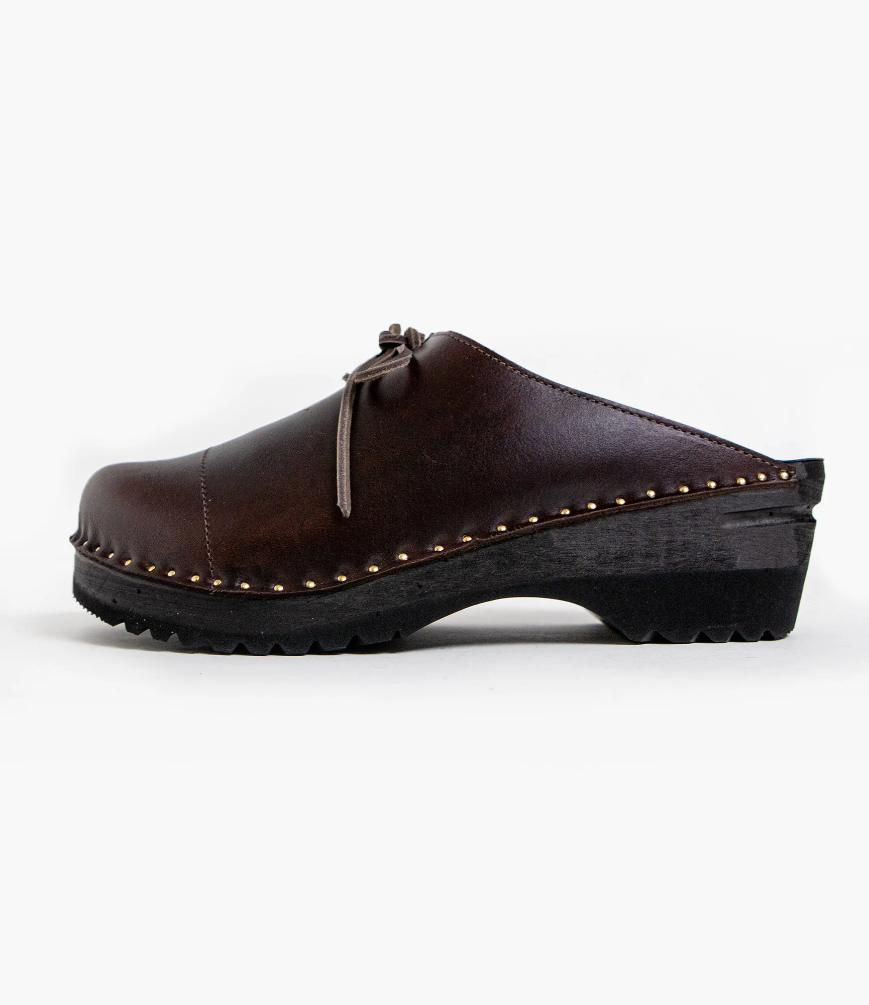 Woburn Walk x Troentorp - Swedish Clog - Alps/Center Lace - Brown