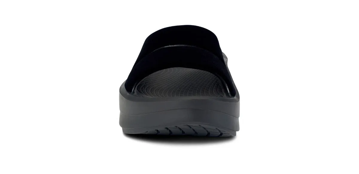 Women's OOmega OOahh Posh Sandal - Black