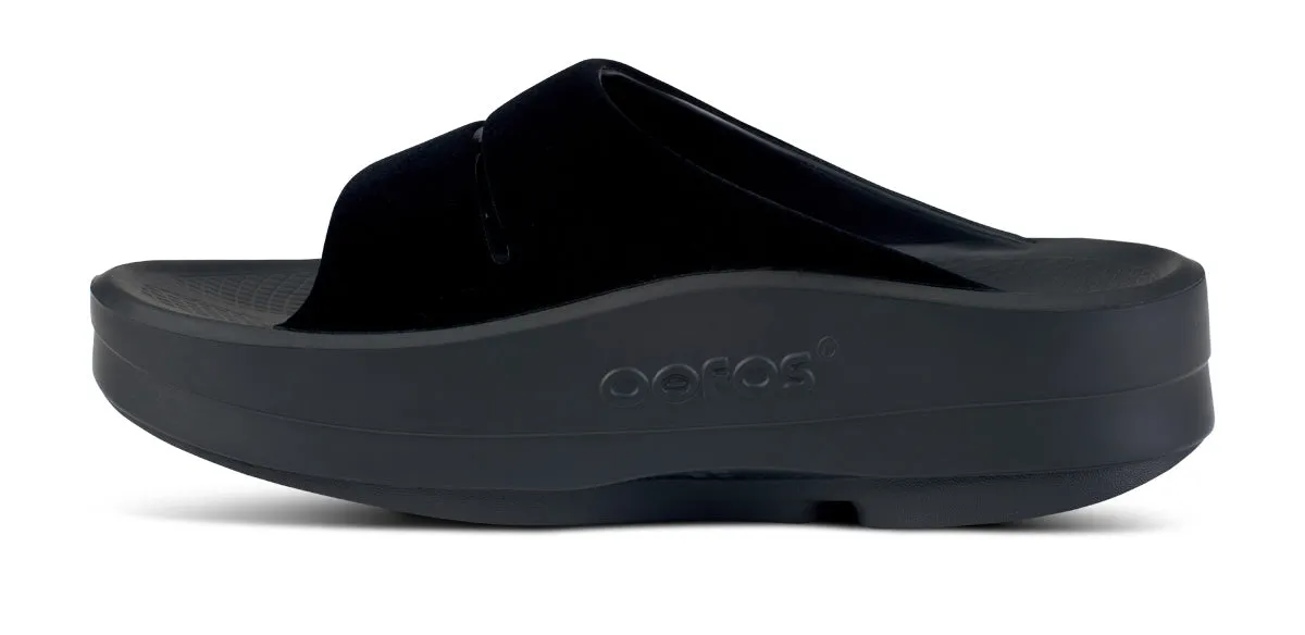 Women's OOmega OOahh Posh Sandal - Black
