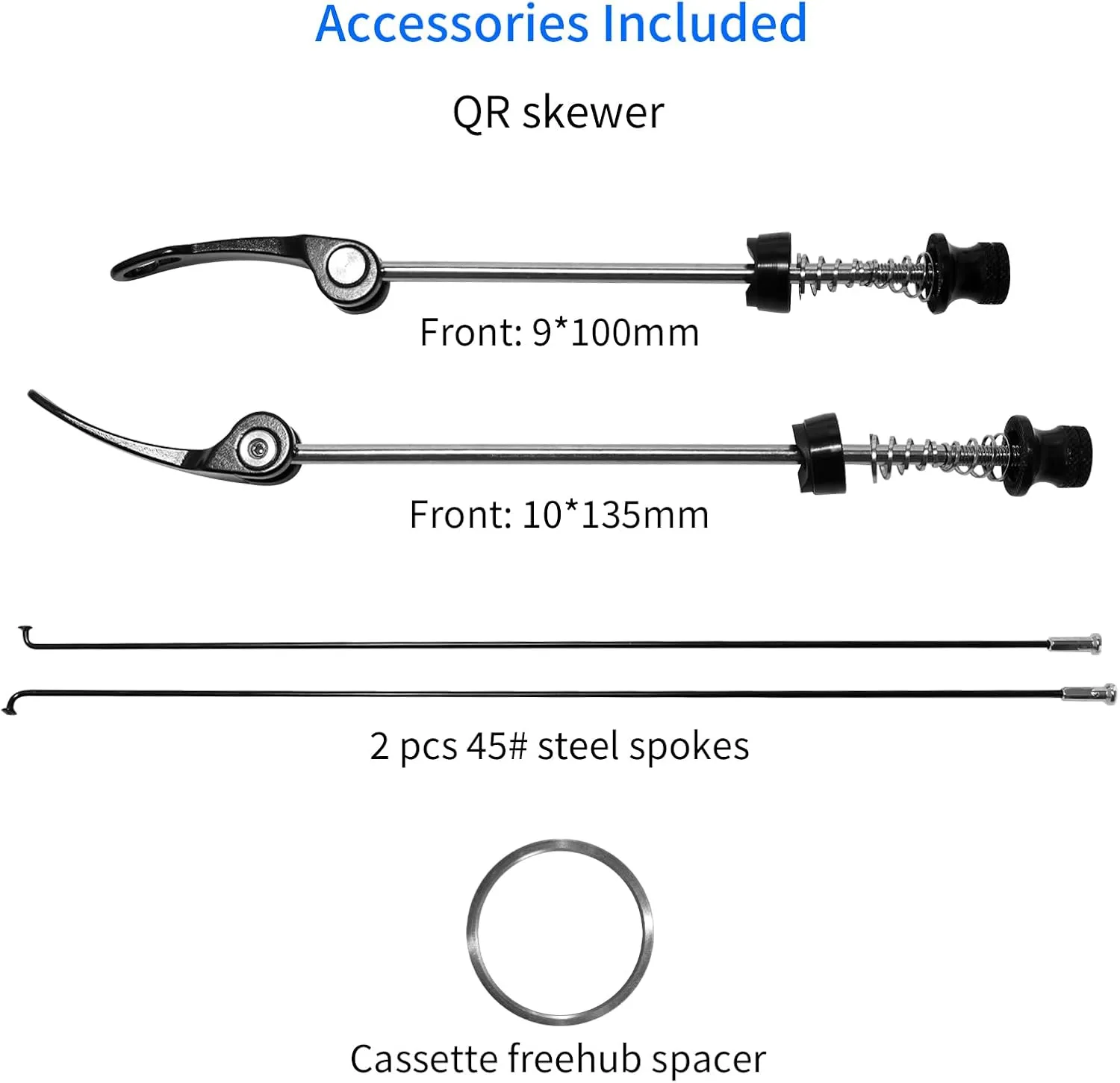 ZTZ 26"/27.5"/29" Mountain Bike WheelsetUltralight Aluminum Alloy Rim 32H High Strength Bike Wheels Quick Release Disc Brake MTB Wheel Set Compatible 7-12 Speed Cassette